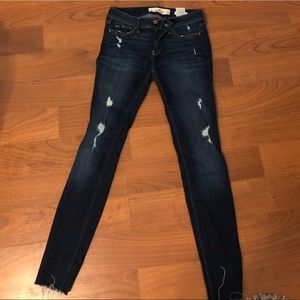 1s Hollister ripped jeans